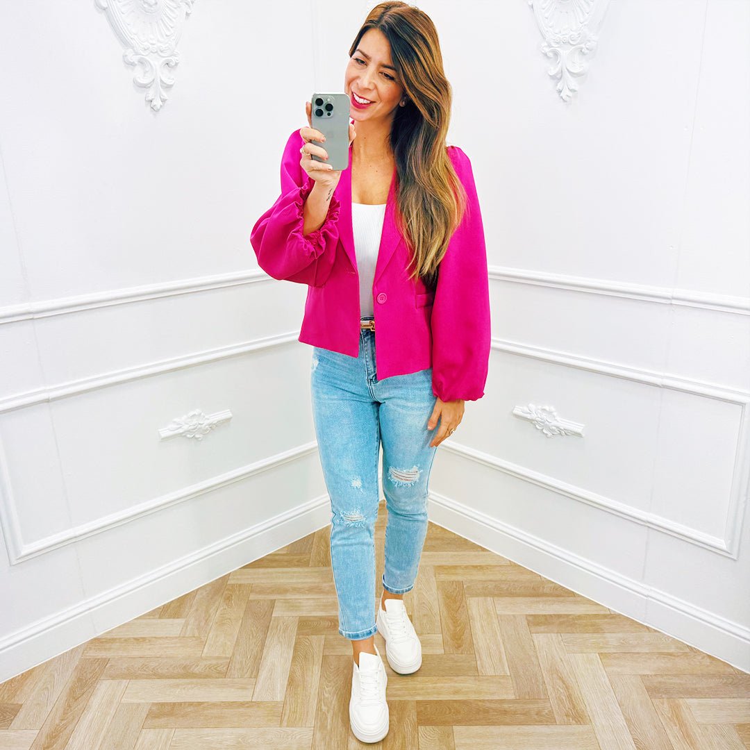 Blazer Elena Fuchsia - BlushFashionstore