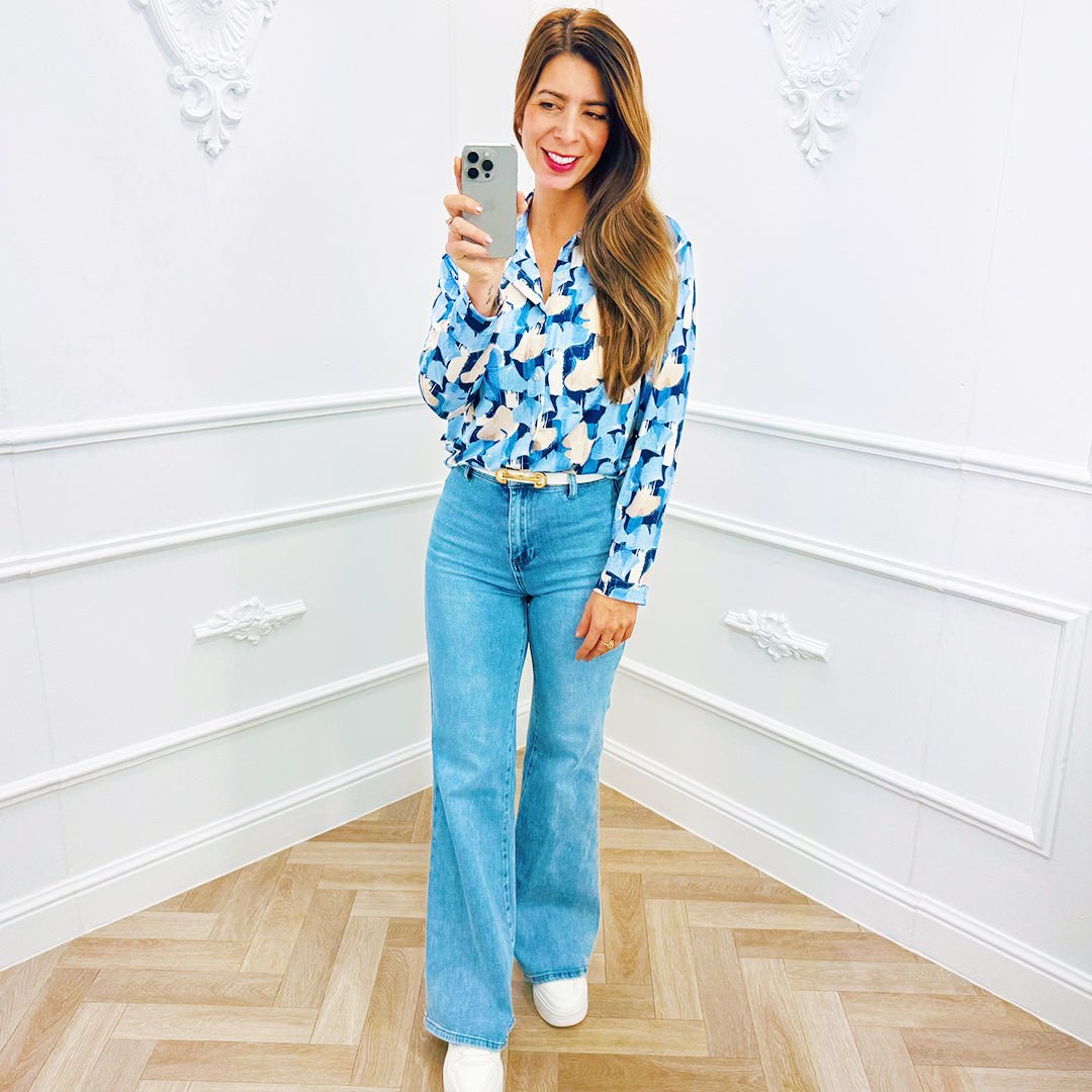 Blouse Esmee Blauw - BlushFashionstore