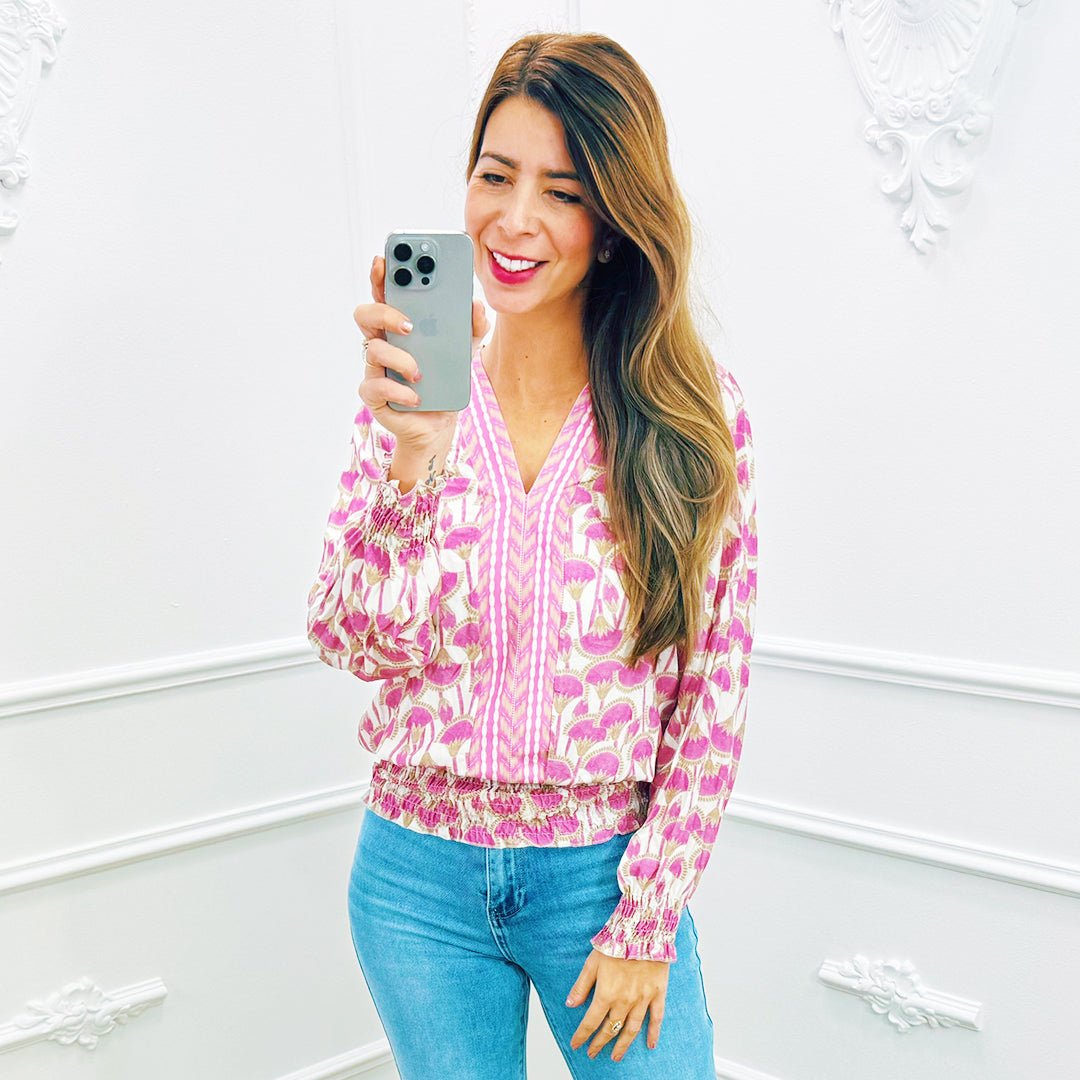 Blouse Rosalie Roze - BlushFashionstore