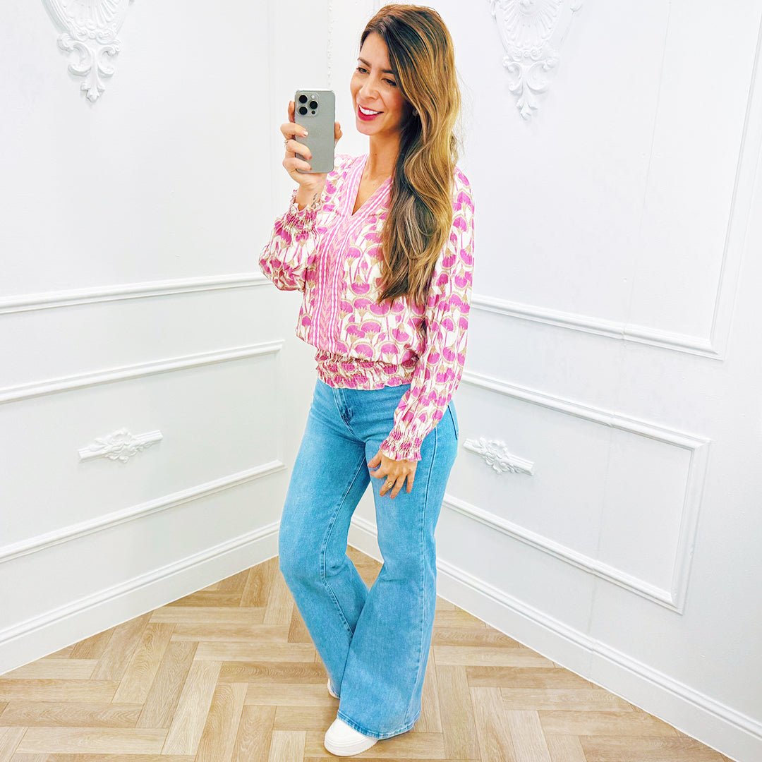 Blouse Rosalie Roze - BlushFashionstore