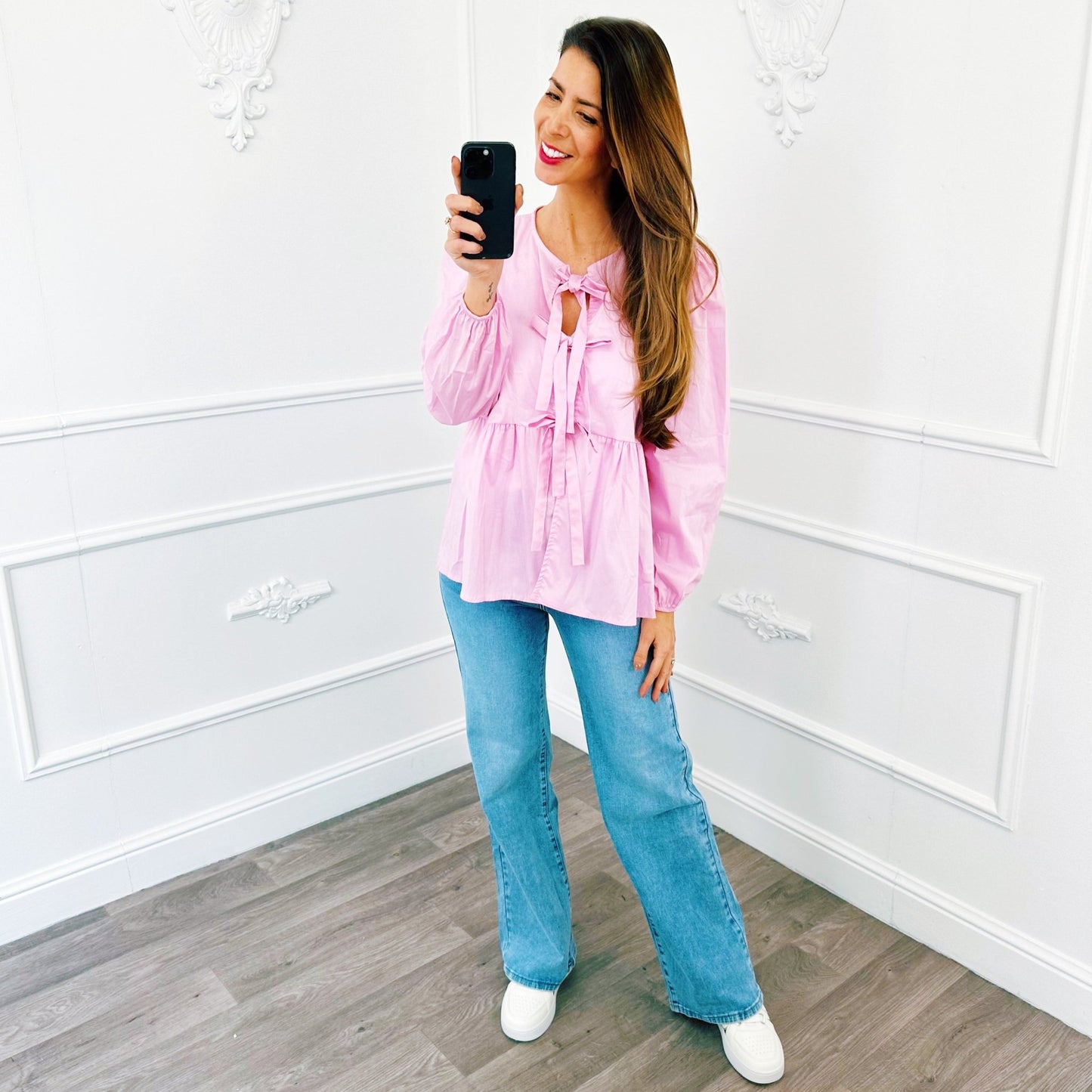 Blouse Strik Roze - BlushFashionstore