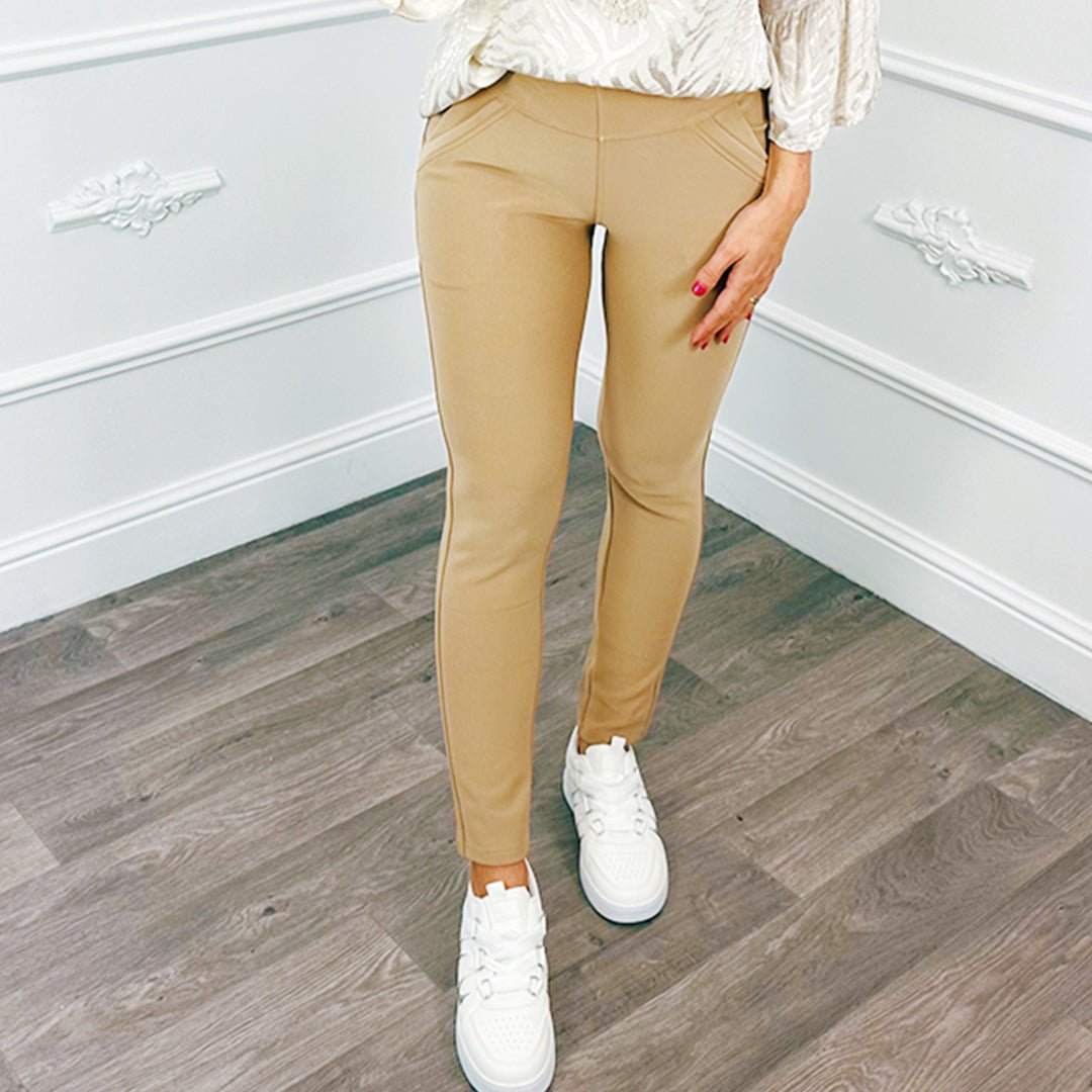 Broek Classy Beige Sale - BlushFashionstore