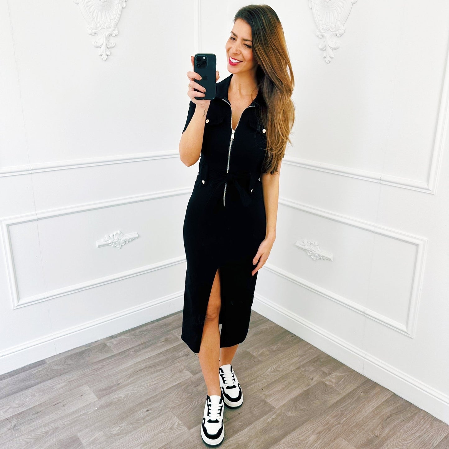 Cargo Jurk Zwart Sale - BlushFashionstore