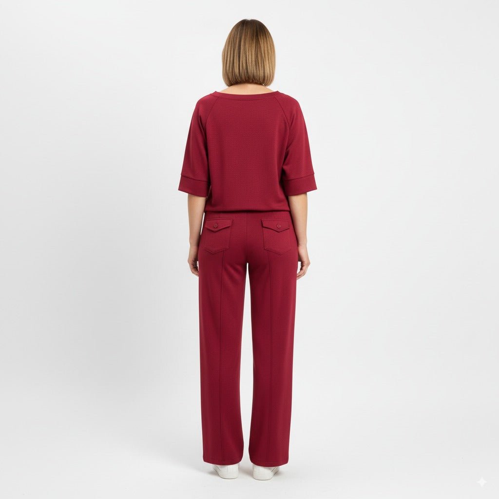 Chastar Top Rood – Casual & Chic in Één Look - BlushFashionstore