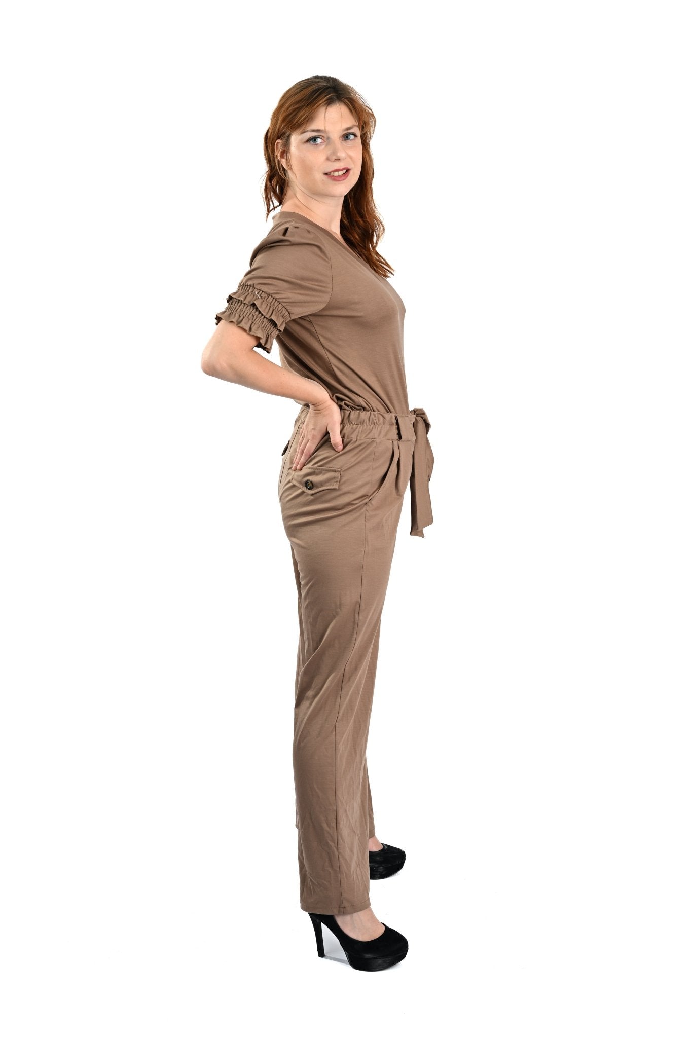 Chastar Wide Top Beige – Comfortabele Elegantie met Losse Pasvorm - BlushFashionstore