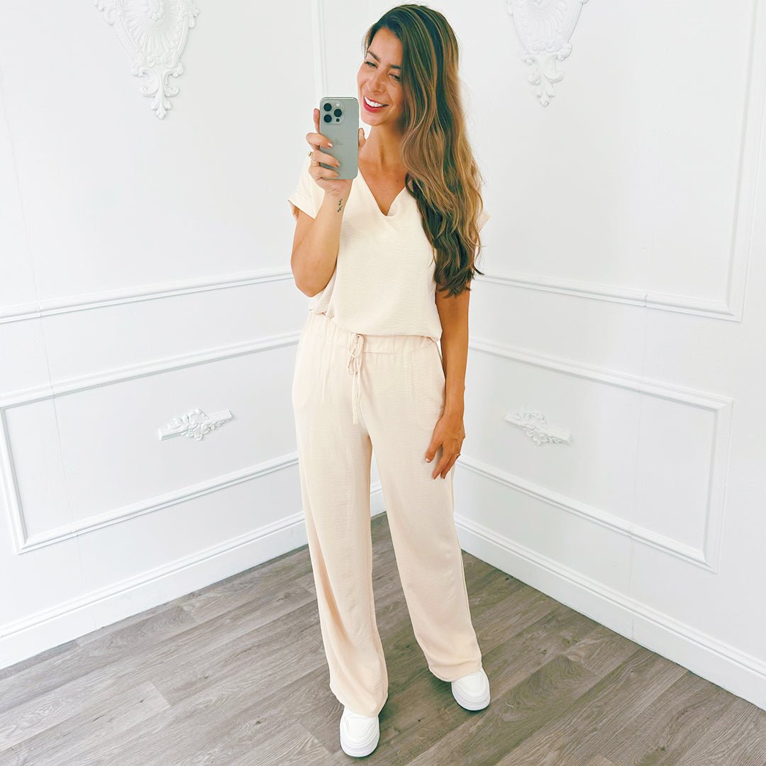 Classy Set Beige - BlushFashionstore