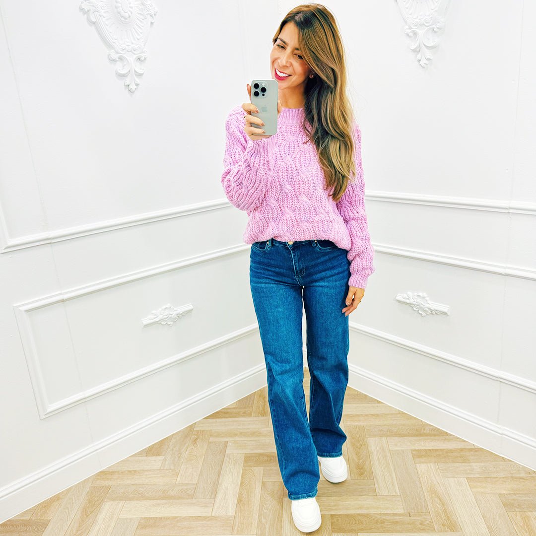 Colourful Trui Roze - BlushFashionstore