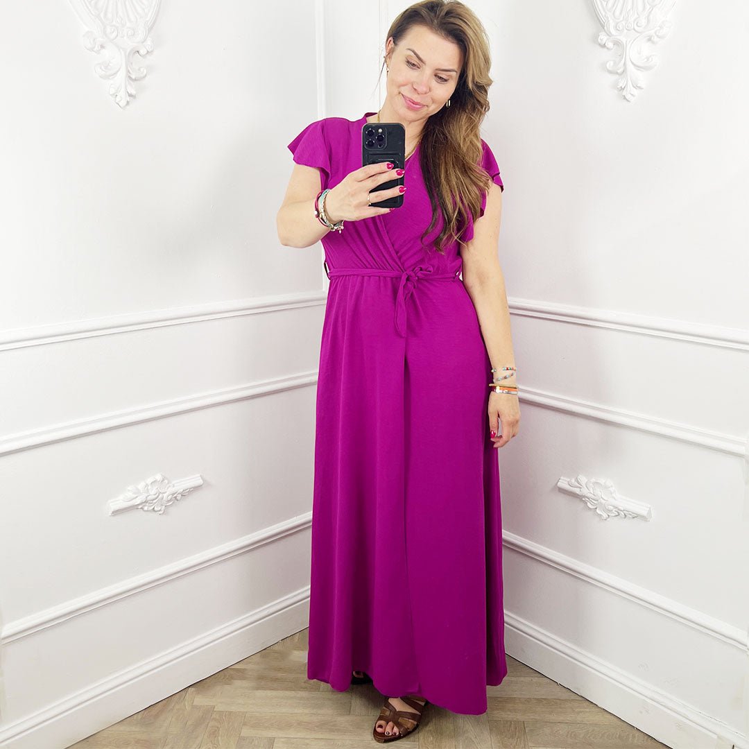 Fuchsia Maxi Jurk - BlushFashionstore