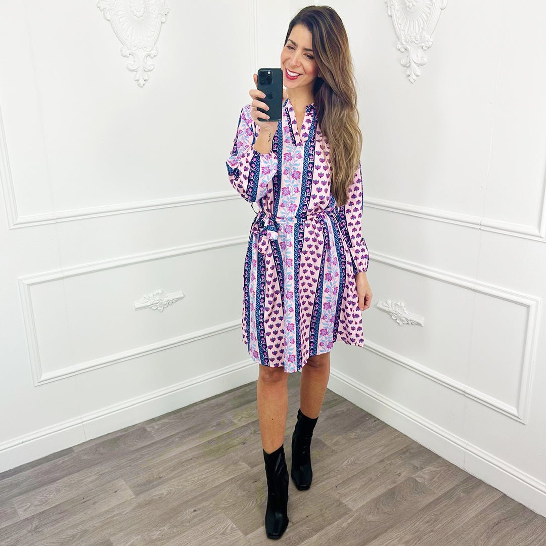 Jurk Bloemen Roze - BlushFashionstore