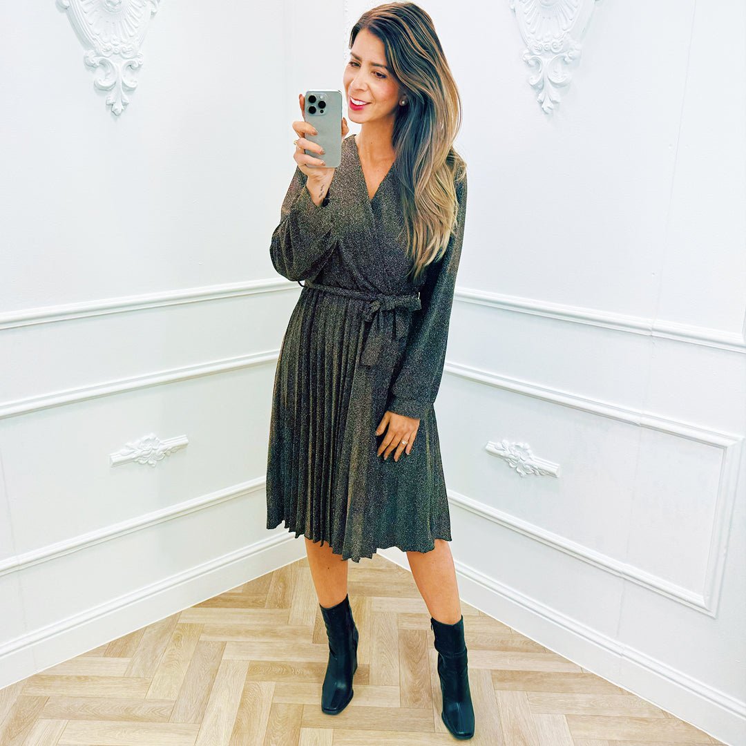 Jurk Emma Goud - BlushFashionstore