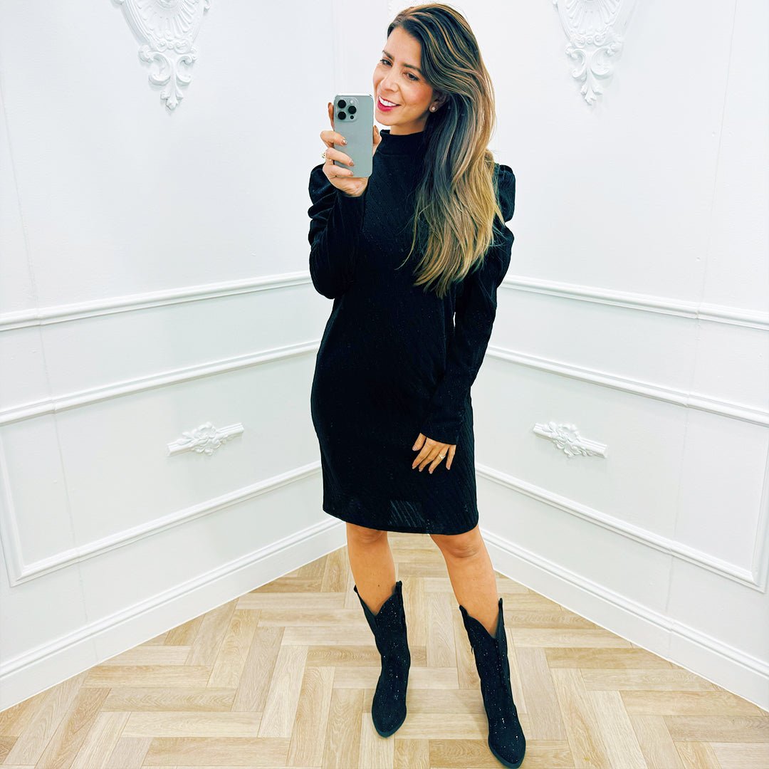 Jurk Tess Zwart - BlushFashionstore