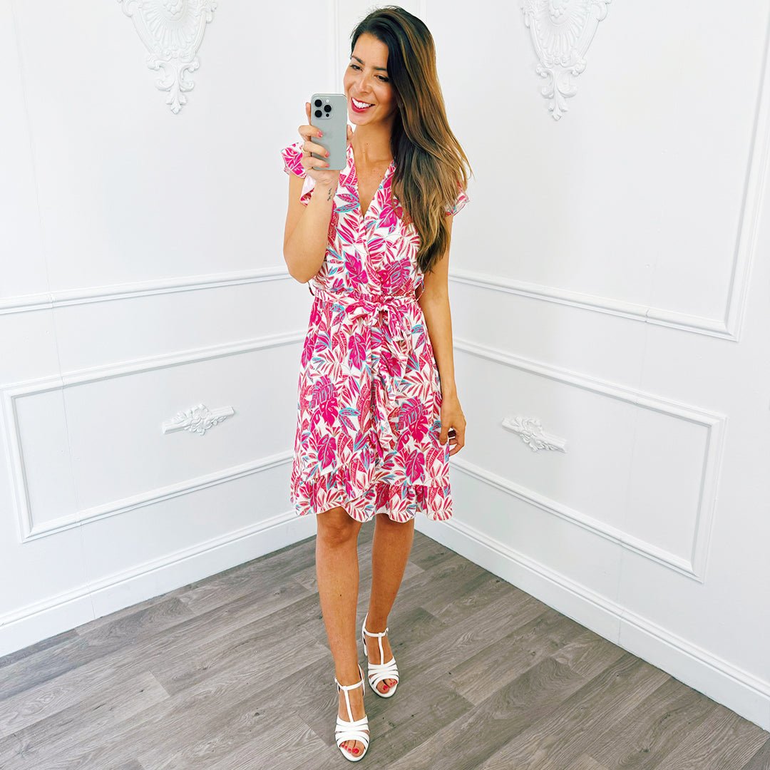 Leaf Jurkje Fuchsia - BlushFashionstore