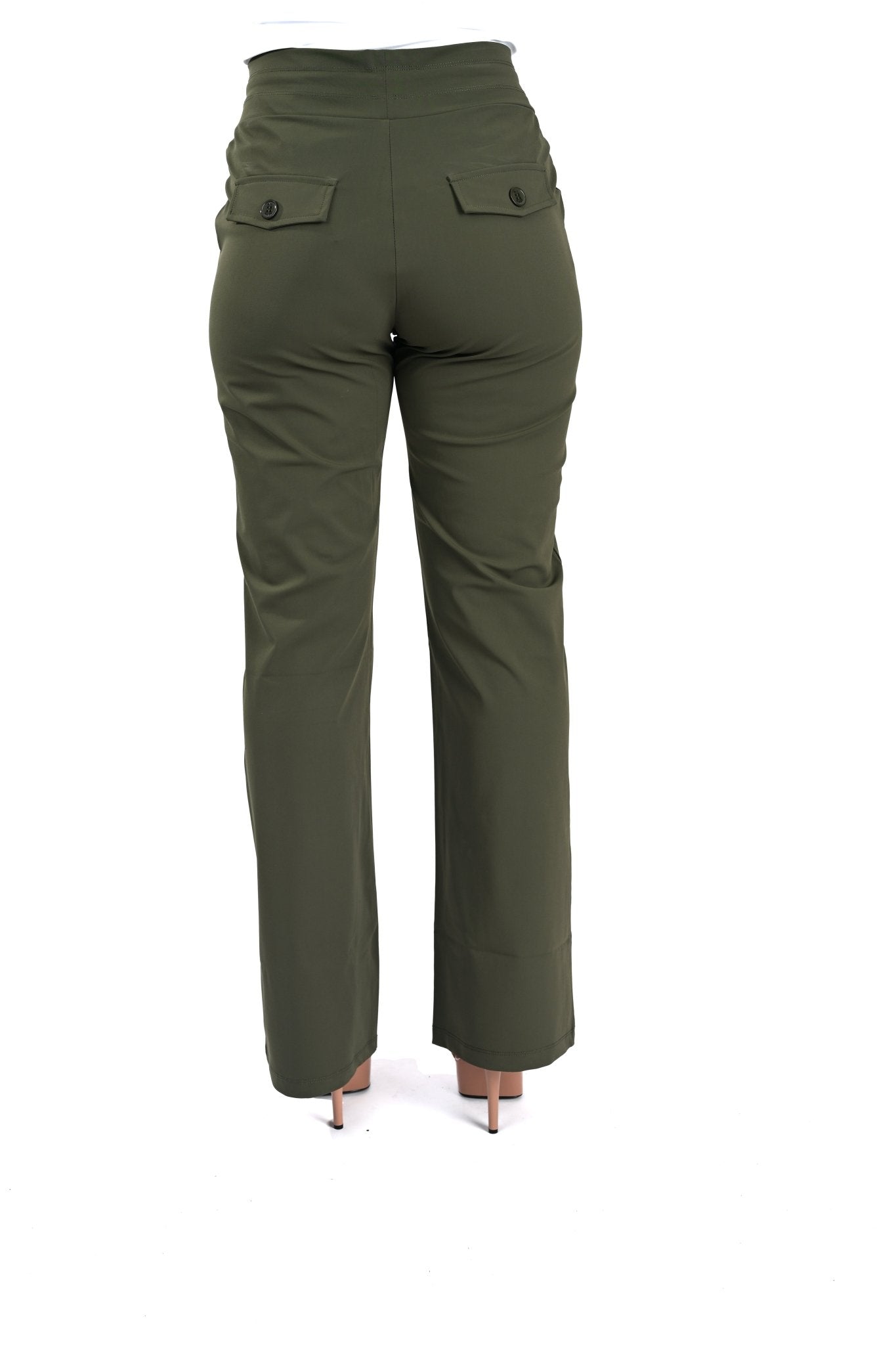 Mi Piace Straight Broek met Trekkoord – Dark Depth - BlushFashionstore