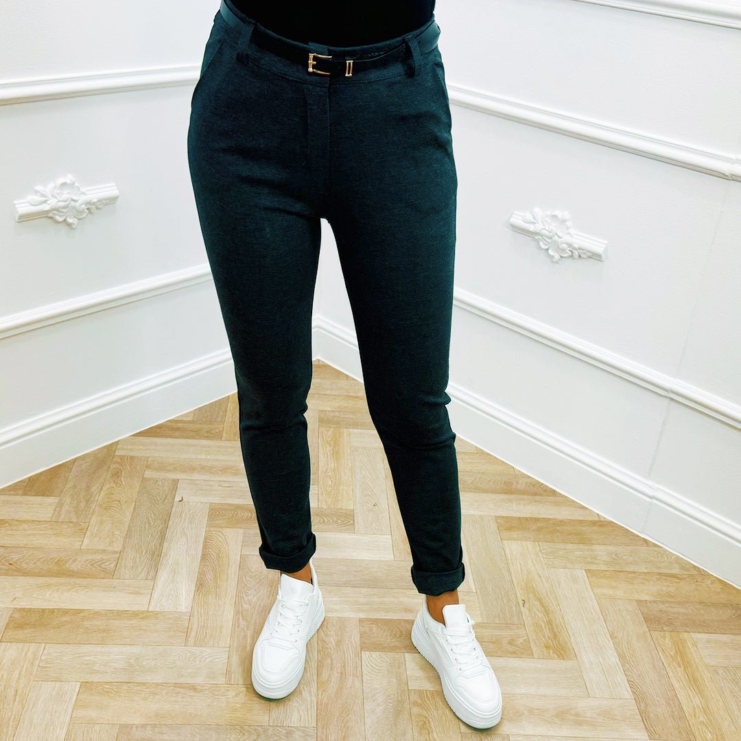 Stretch Chino Grijs - BlushFashionstore