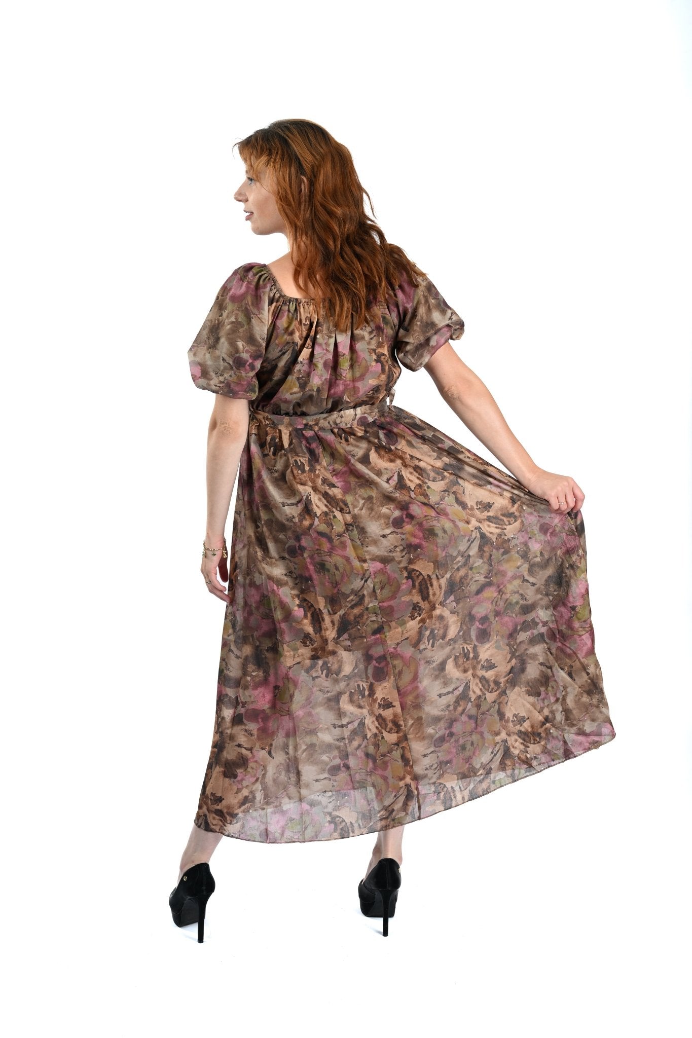 Tencel Lange Dress Zandroze – Romantisch, elegant en luchtig - BlushFashionstore