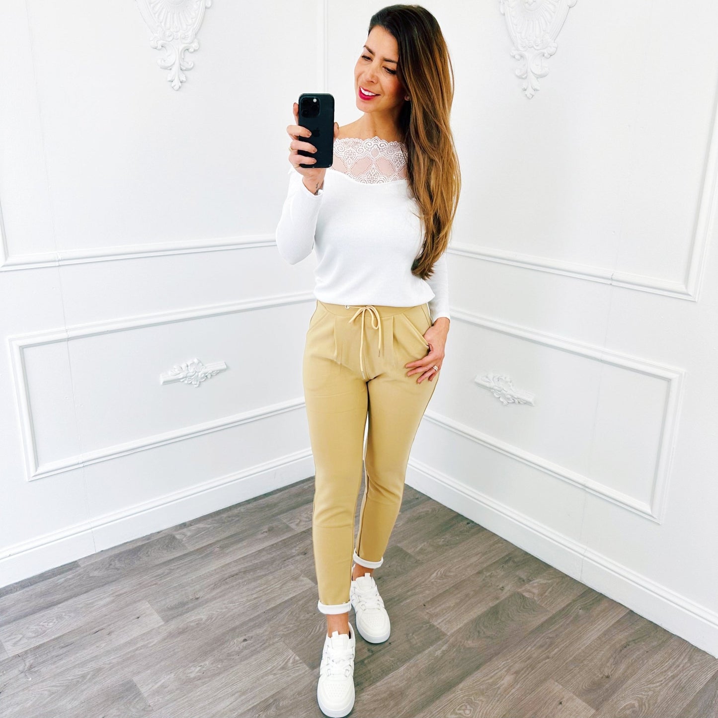 Top Kant Wit - BlushFashionstore