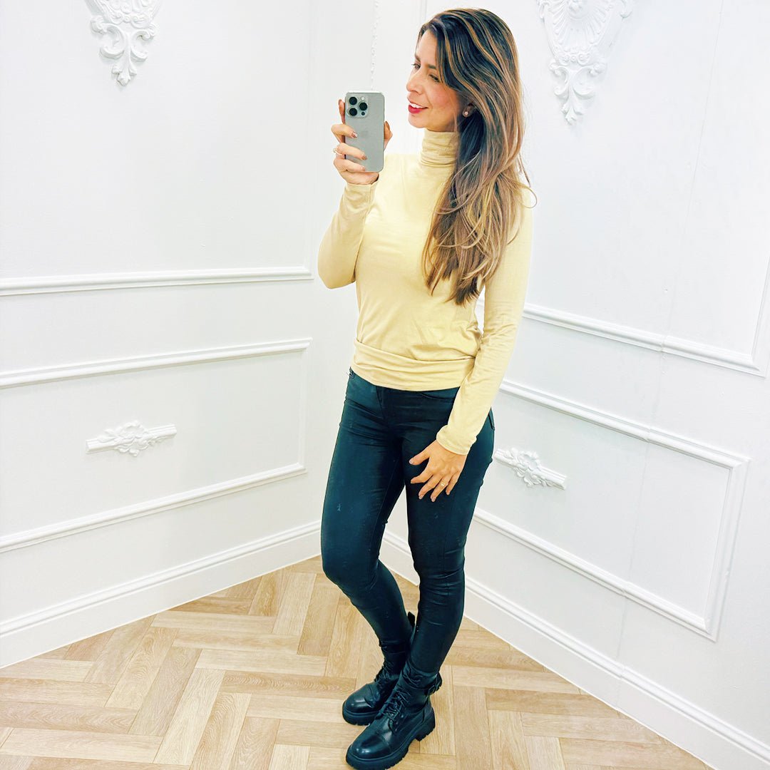 Top Maud Beige - BlushFashionstore