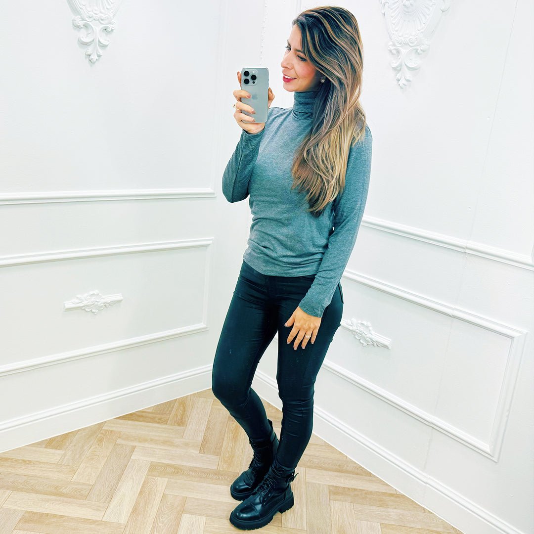 Top Maud Grijs - BlushFashionstore