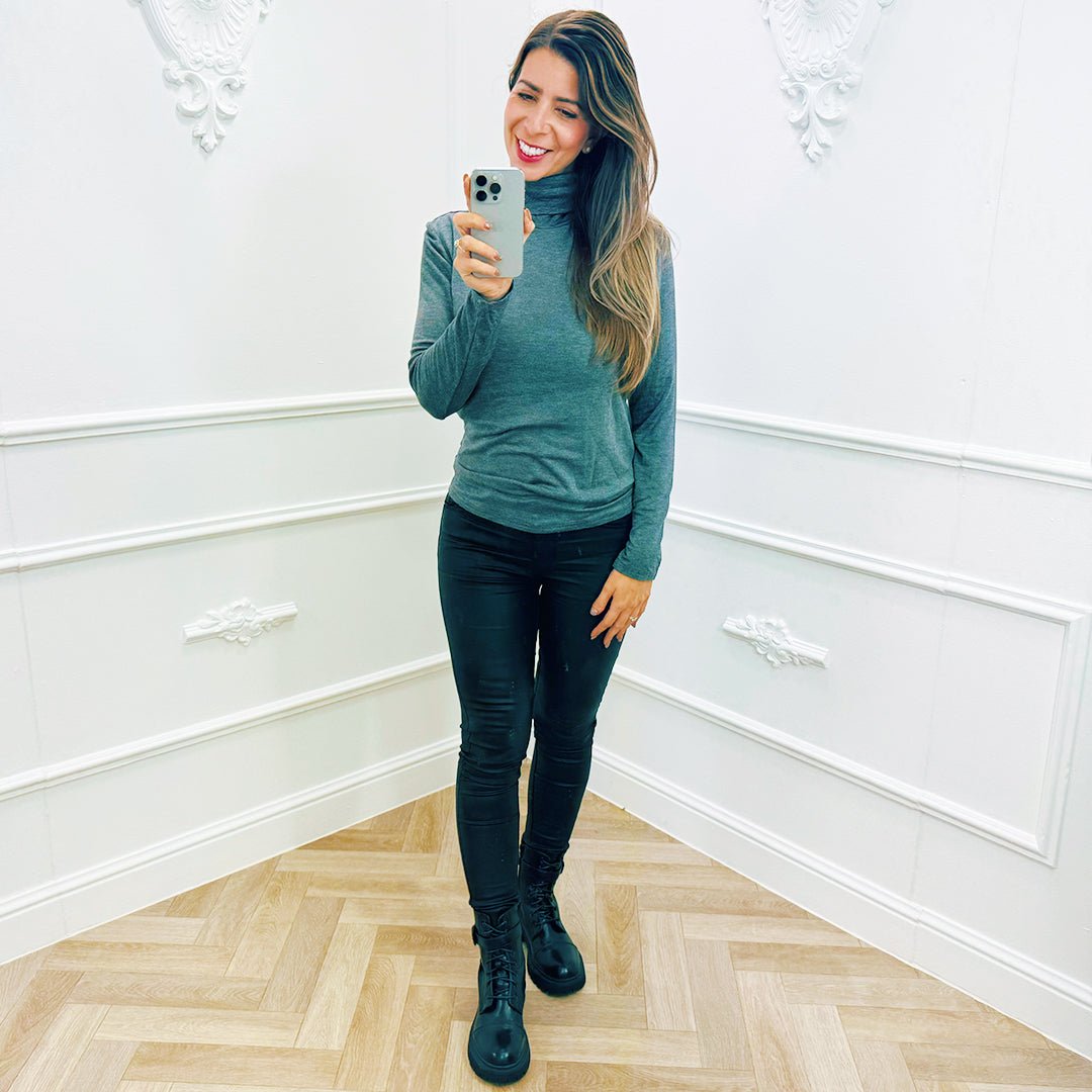 Top Maud Grijs - BlushFashionstore