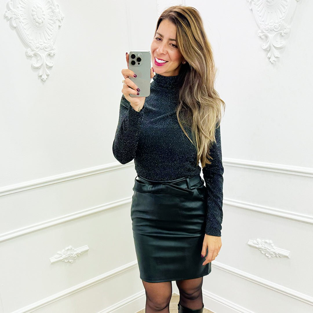 Top Mia Zilver - BlushFashionstore