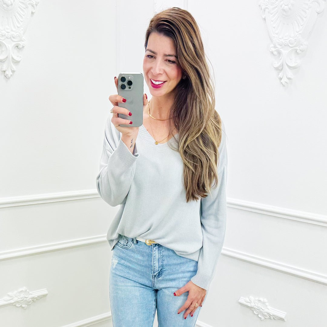 Top Roos Grijs - BlushFashionstore