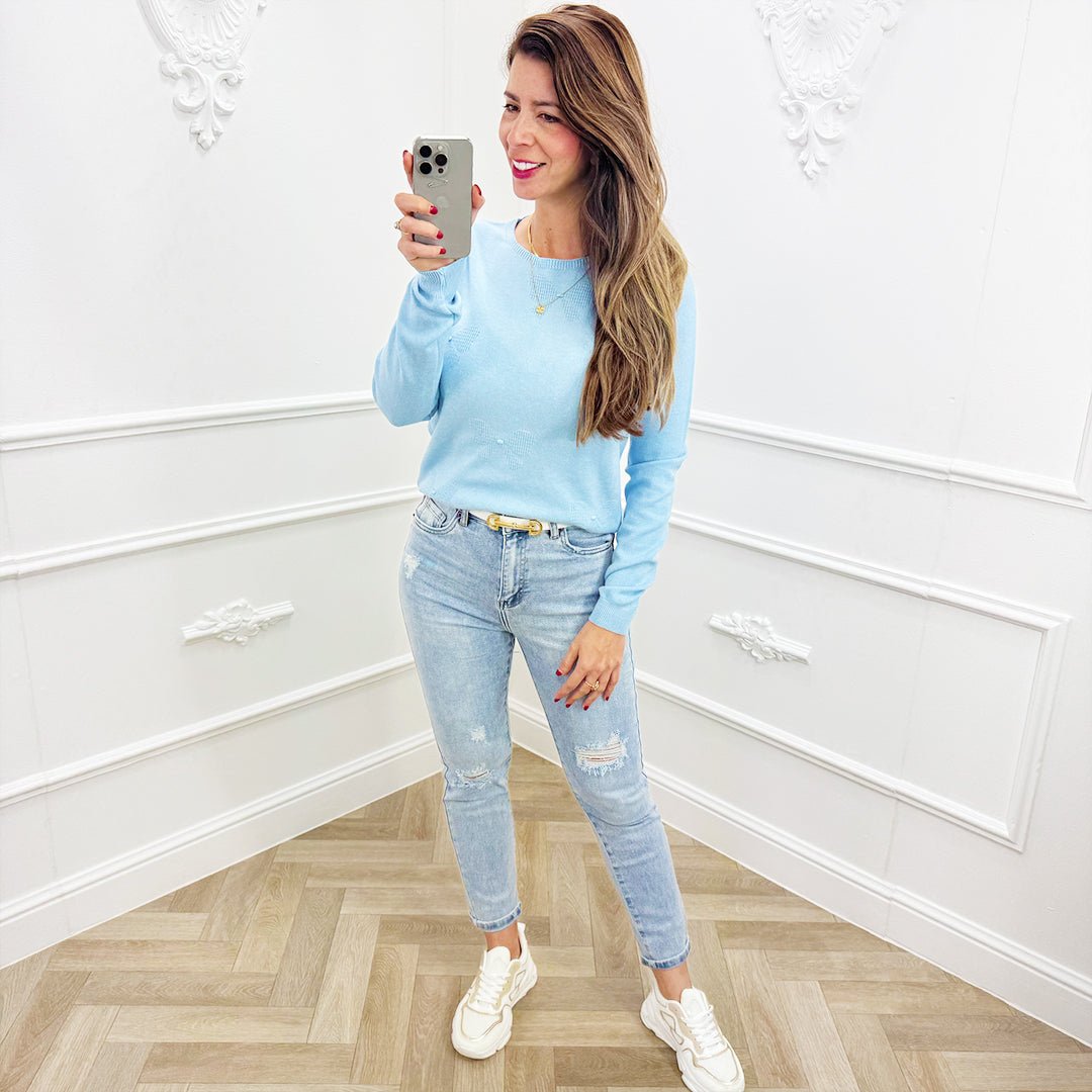 Top Senna Lichtblauw - BlushFashionstore