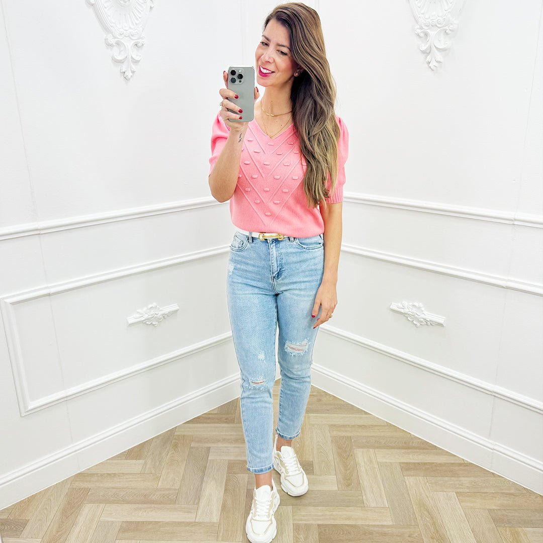 Top Violet Koraal - BlushFashionstore