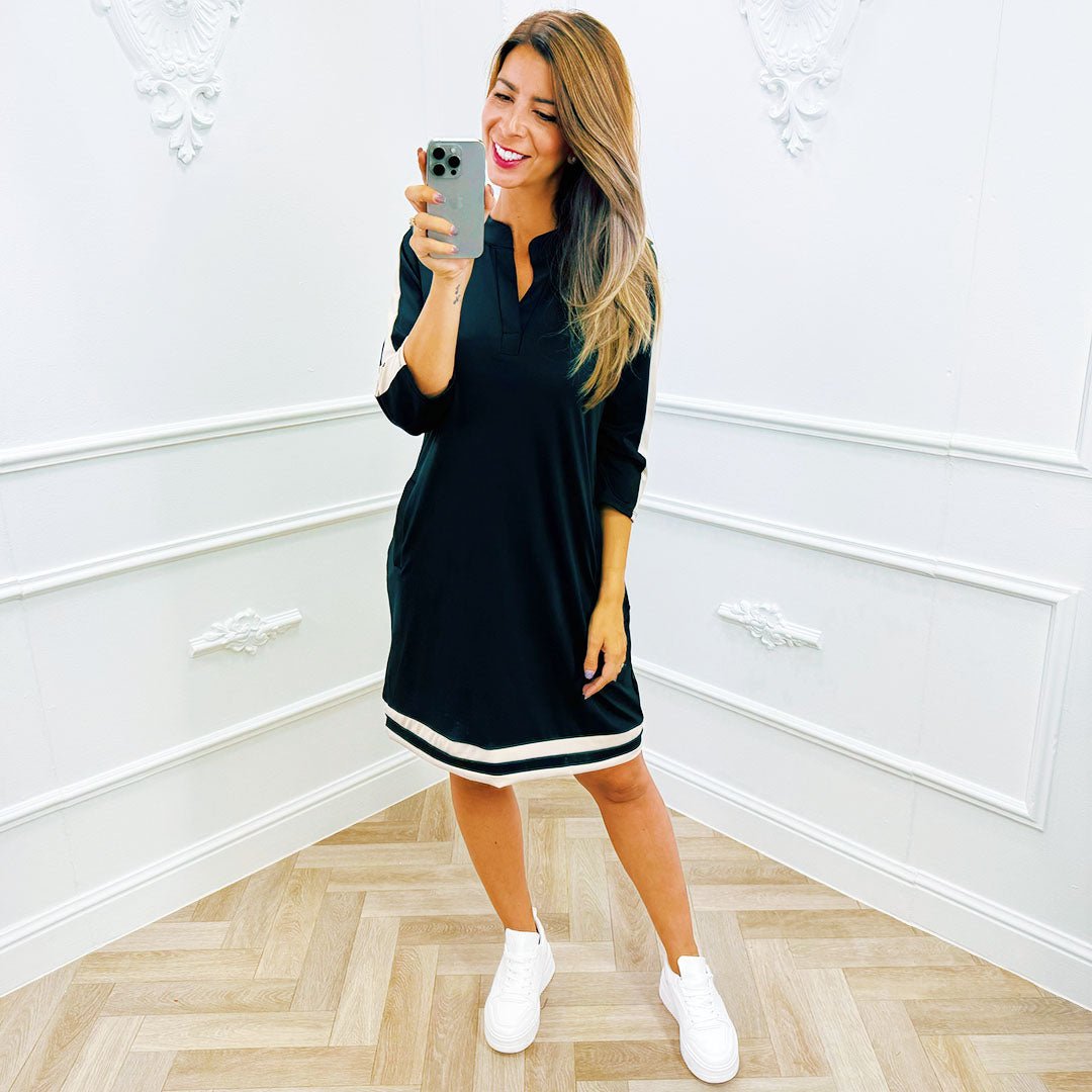 Travel Jurk Zwart - BlushFashionstore