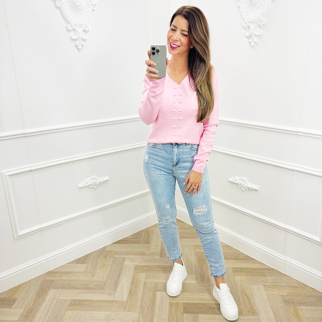 Trui Feline Roze - BlushFashionstore