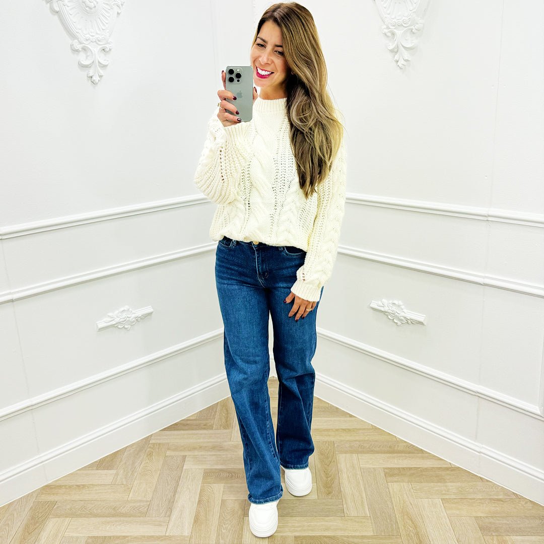 Trui Fenna Roomwit - BlushFashionstore