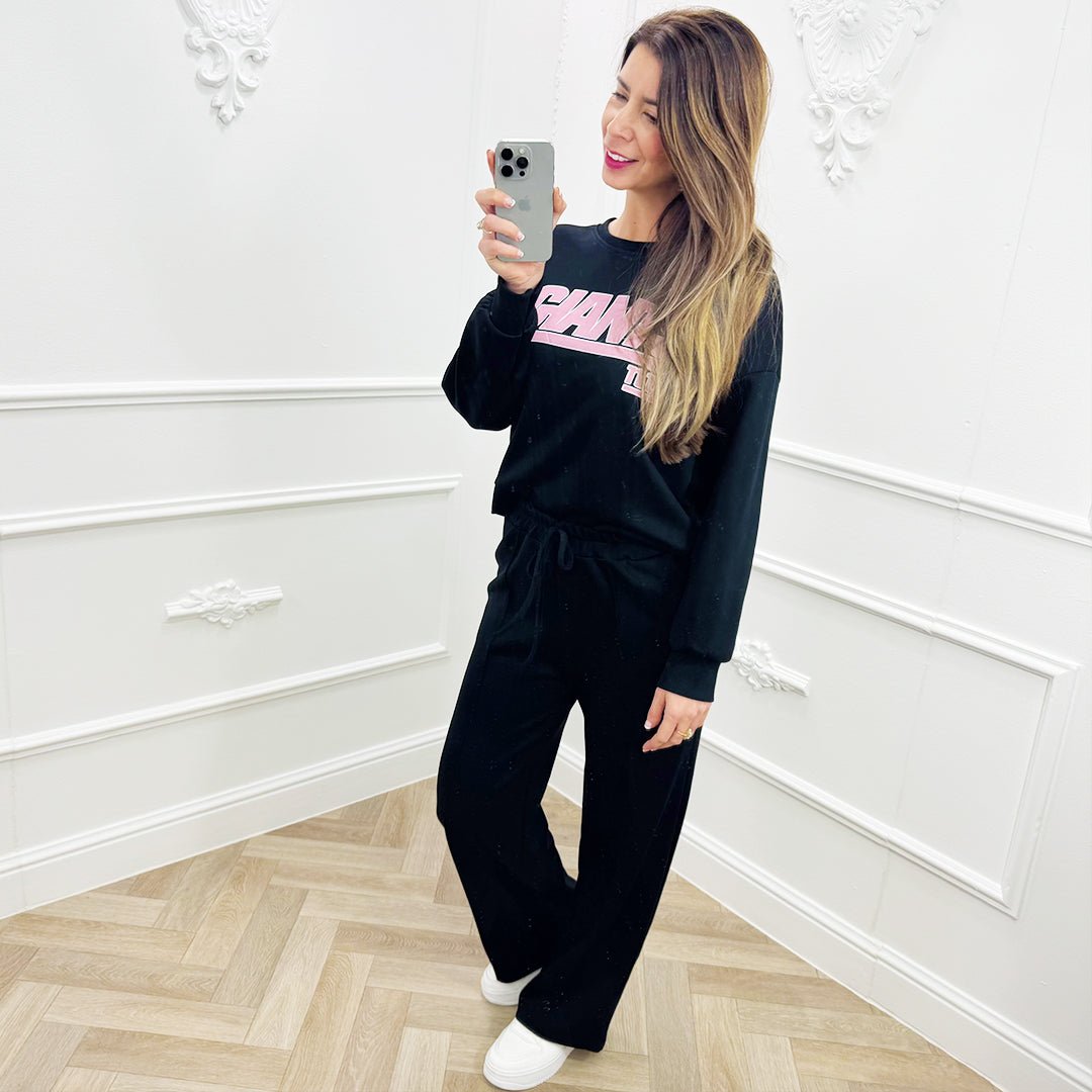 Trui Jill Zwart - BlushFashionstore