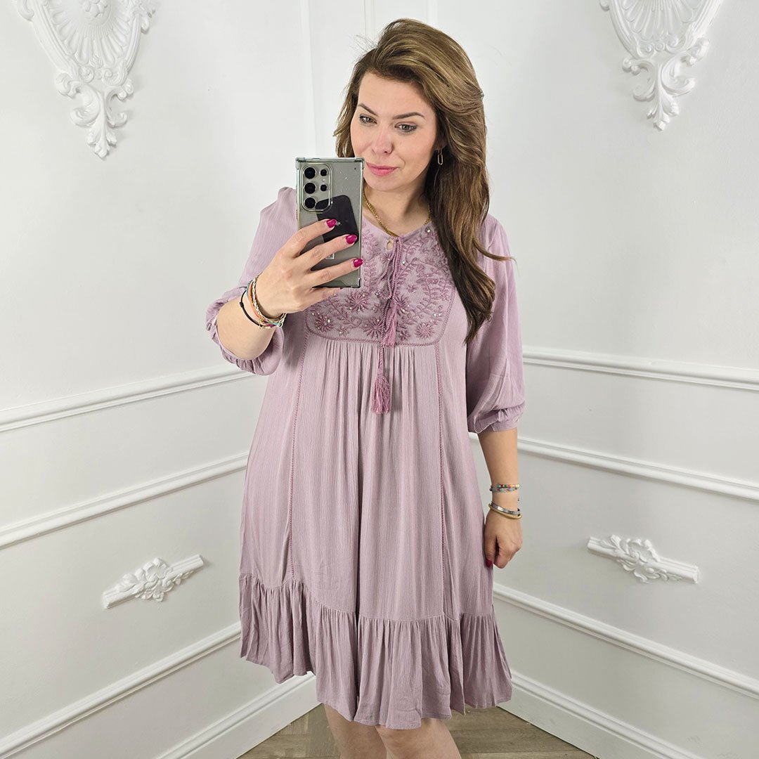 Tuniekjurk Lila - BlushFashionstore