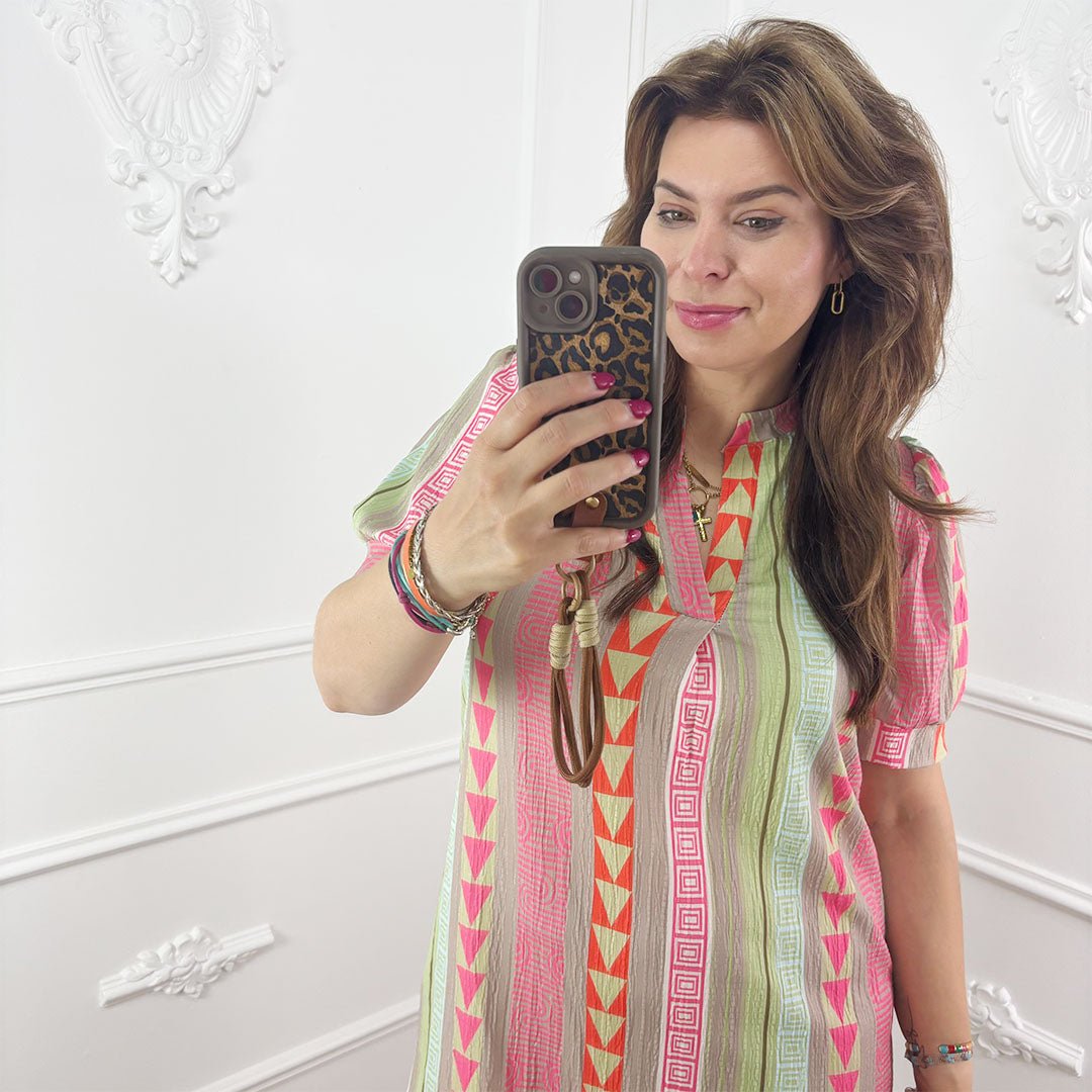 Tunika Jurk Pastel Multicolor - BlushFashionstore