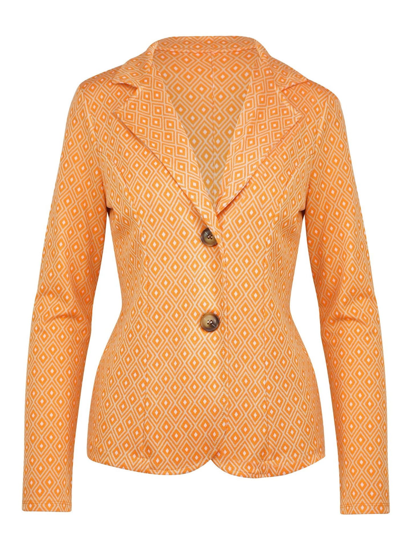 Diamond Blazer Oranje - BlushFashionstore