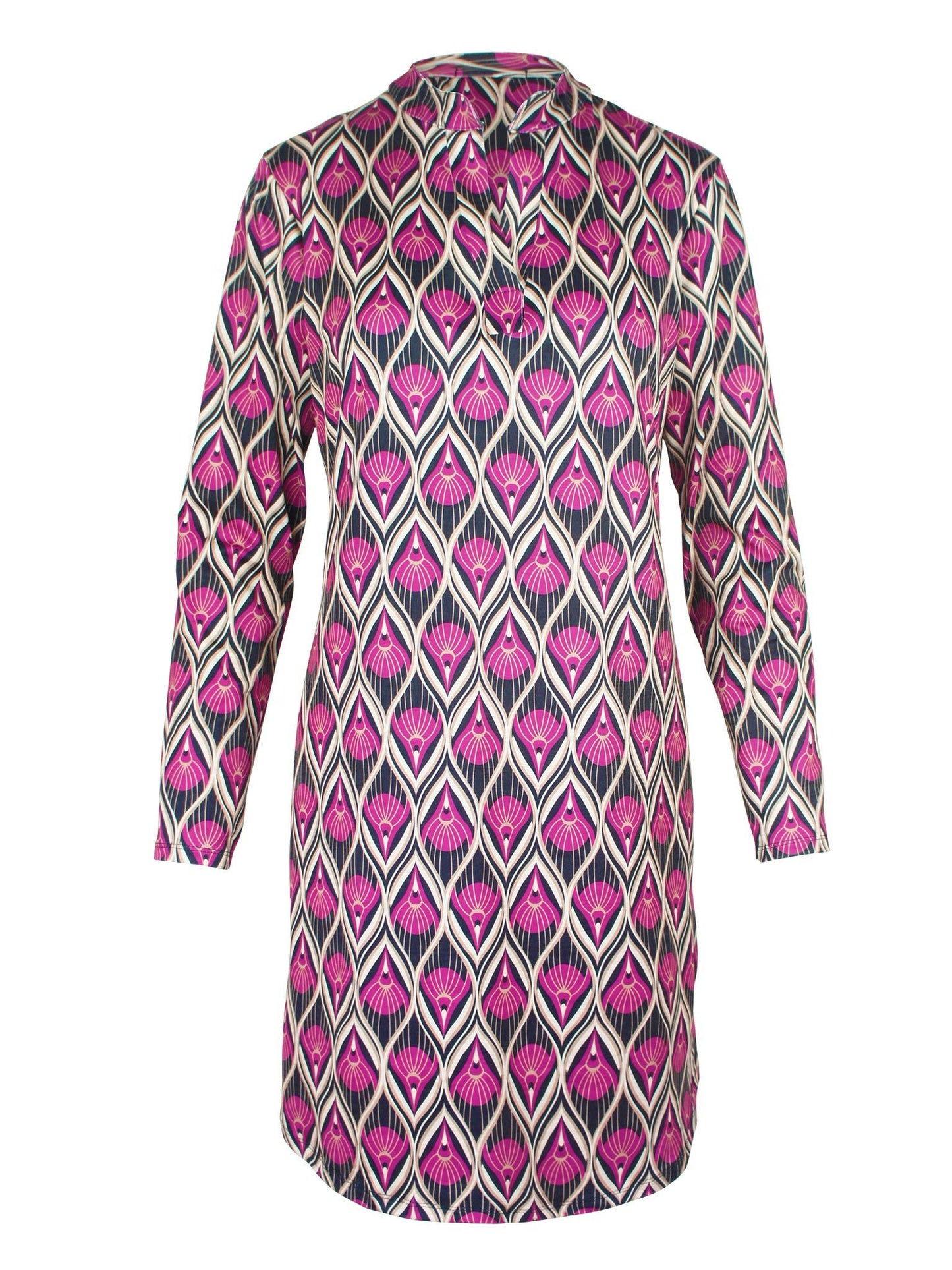Feather Travel Dress Paars - BlushFashionstore