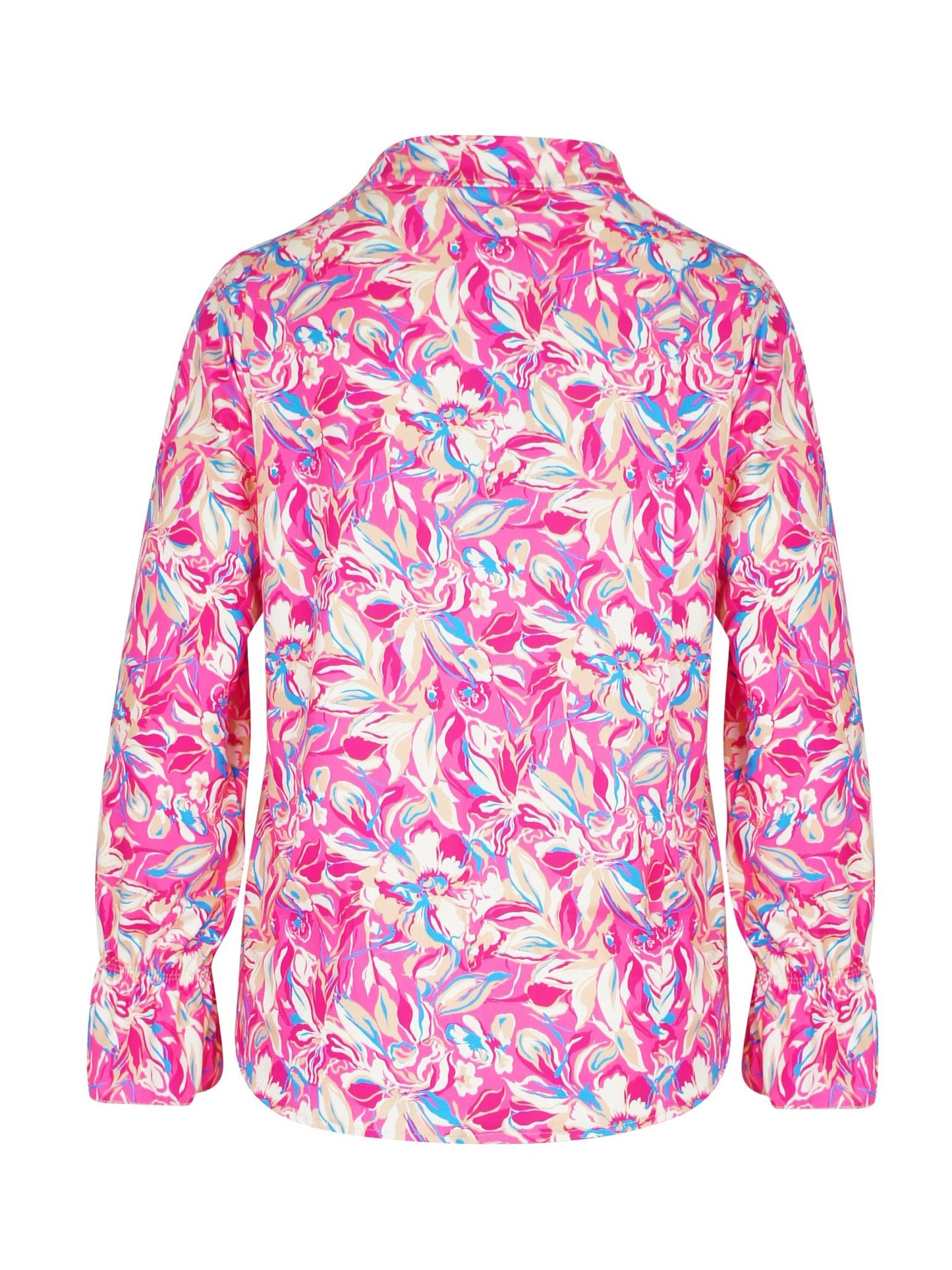 Flower Stretch Top Fuchsia - BlushFashionstore