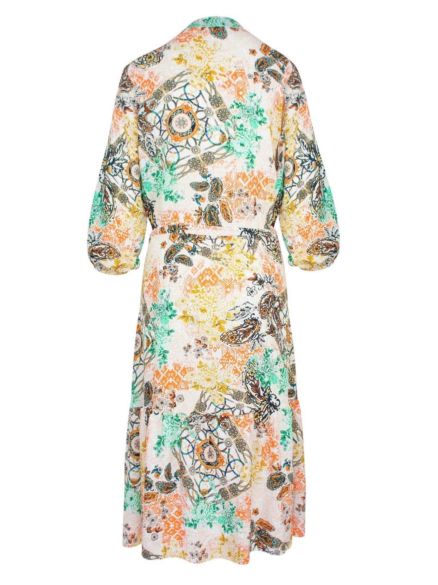 Ibiza Ruffel Jurk Groen - BlushFashionstore
