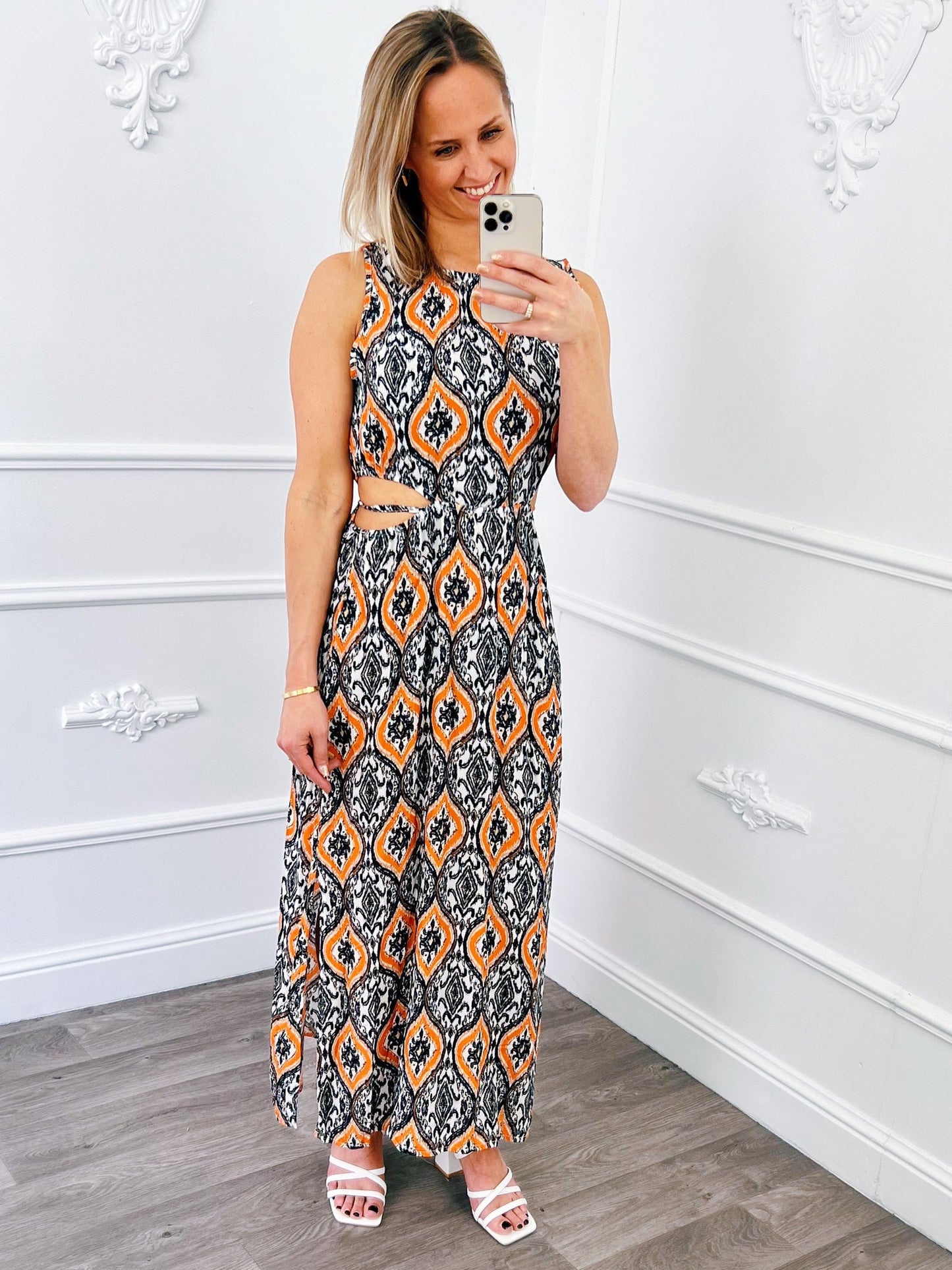 Jurk Open Taille Zwart - BlushFashionstore