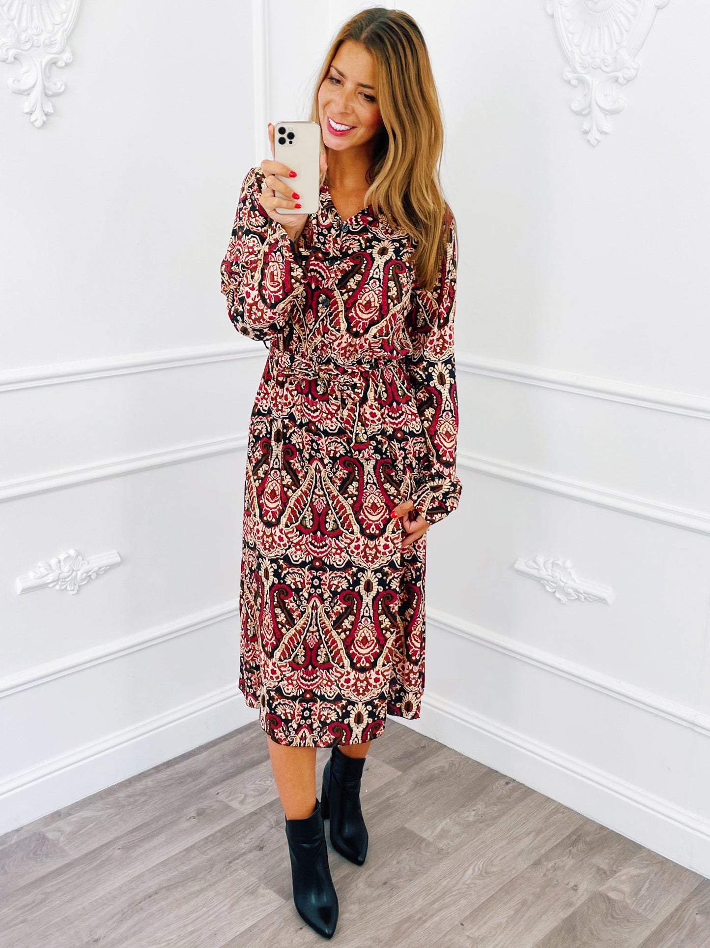 Lovely Blouse Dress Paars - BlushFashionstore
