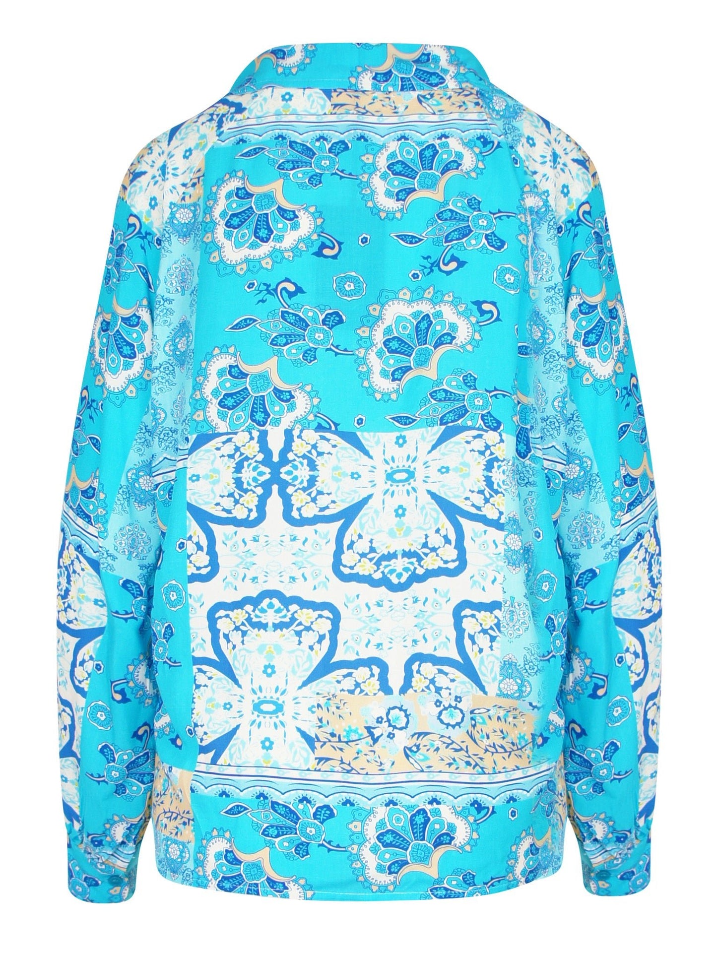 Paisley Blouse Top Blauw Sale - BlushFashionstore