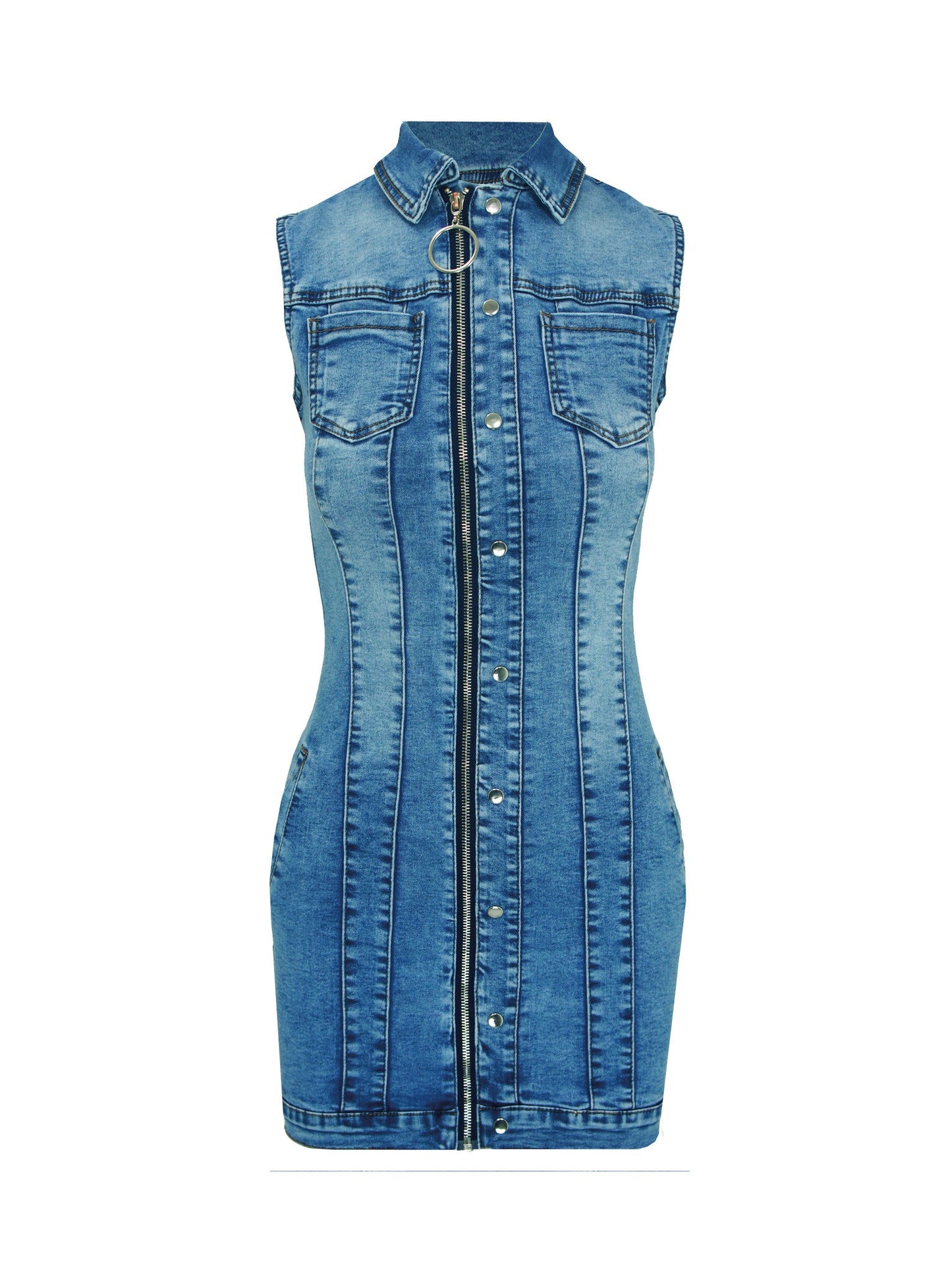 Spijker Jurkje Sale - BlushFashionstore