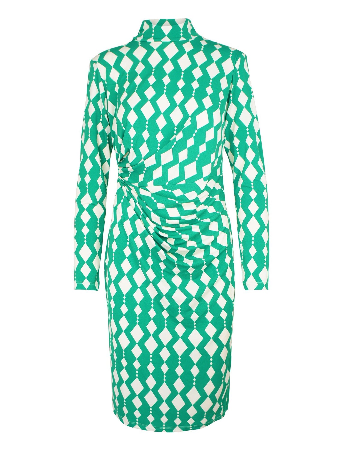 Triangel Jurk Groen - BlushFashionstore
