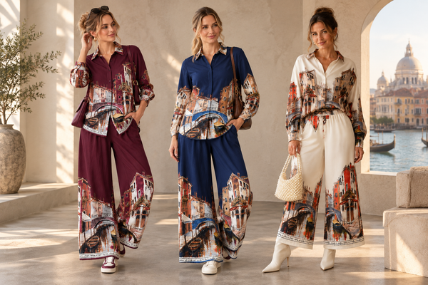 Co-ord Sets voor Dames: Zo Style Je een Wijde Broek Set van Dag tot Avond