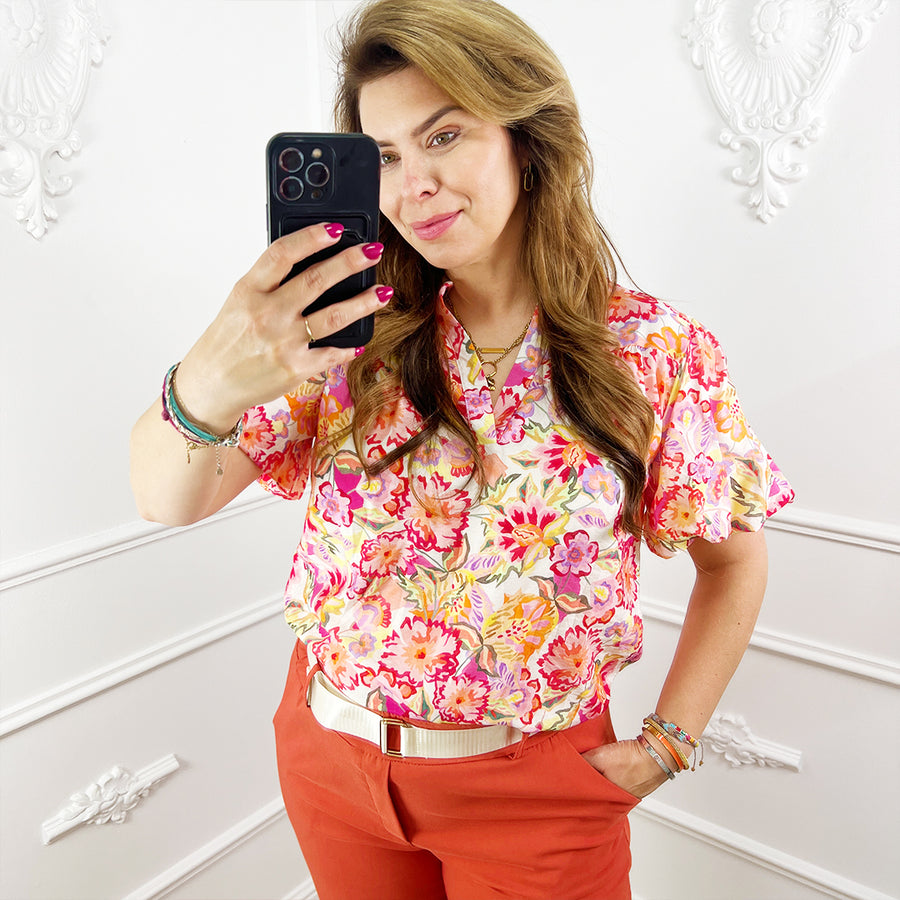 Zomerse Bloemen Blouse