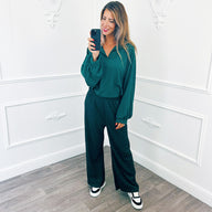 Smocked Co-ord Emerald