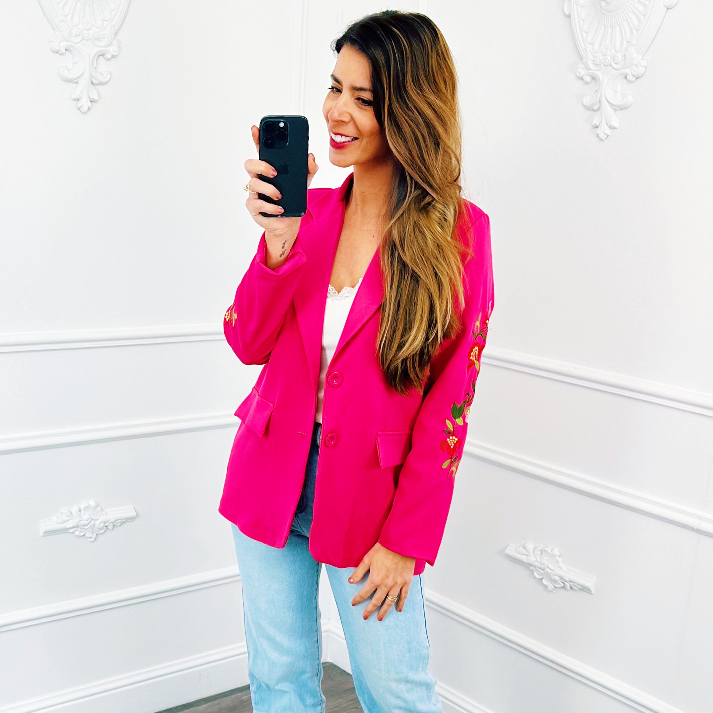 Blazer Lelie Fuchsia