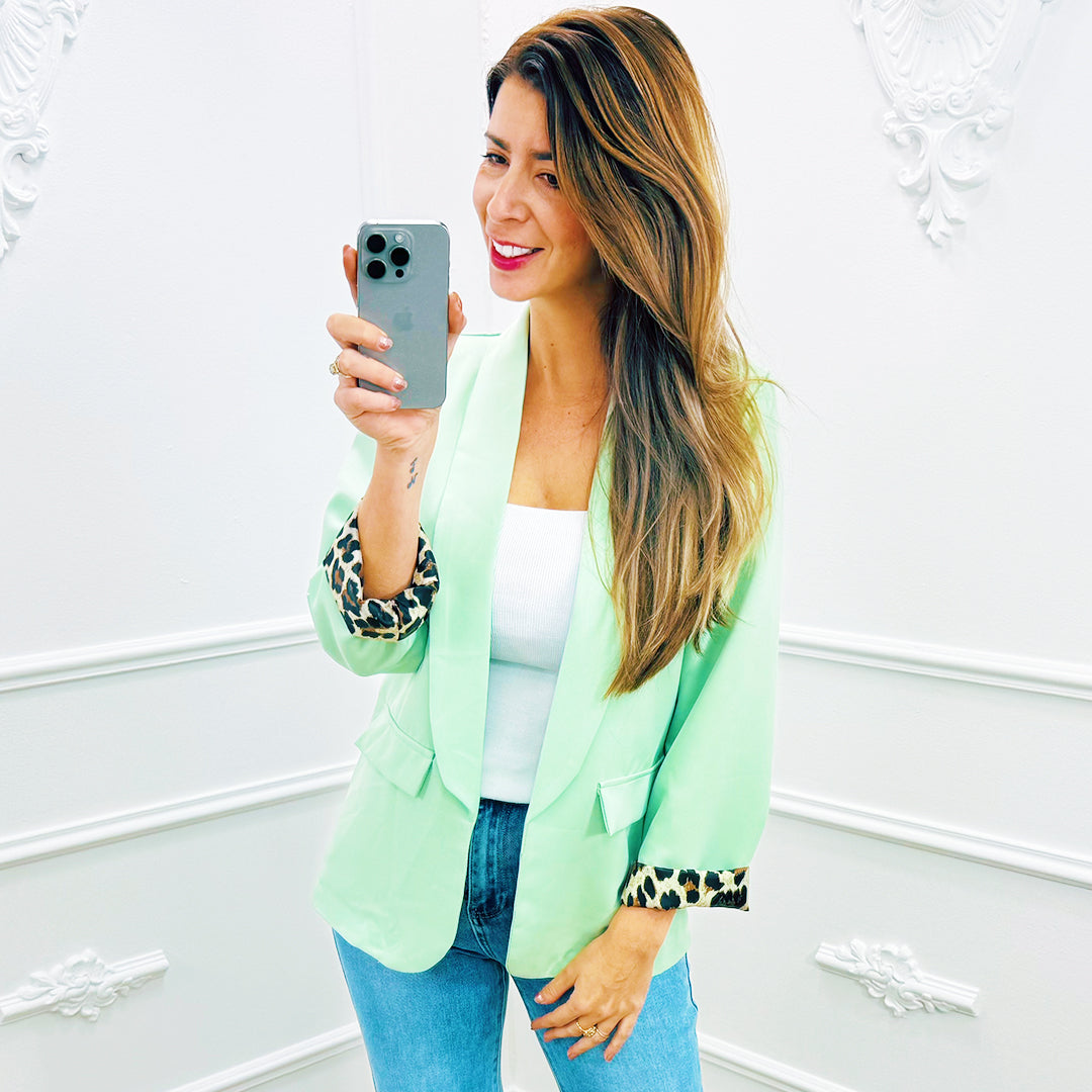 Blazer Liv Mint Groen