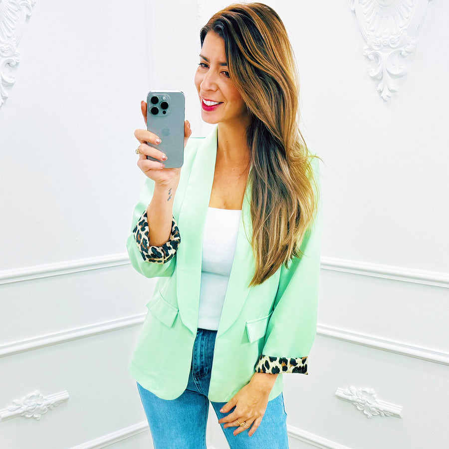 Blazer Liv Mint Groen