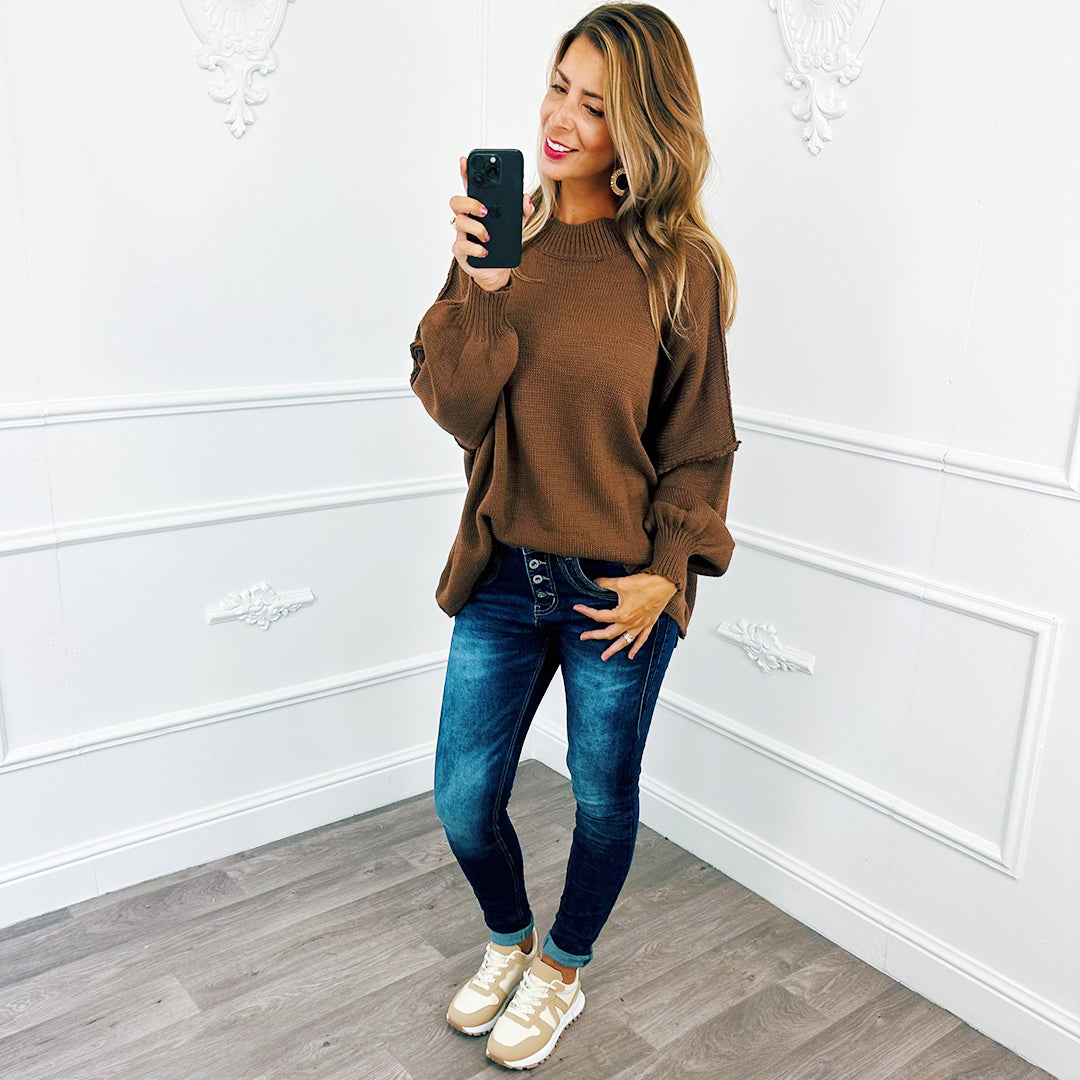 Trui Oversized Bruin