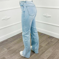 Jeans Straight Leg Lichtblauw
